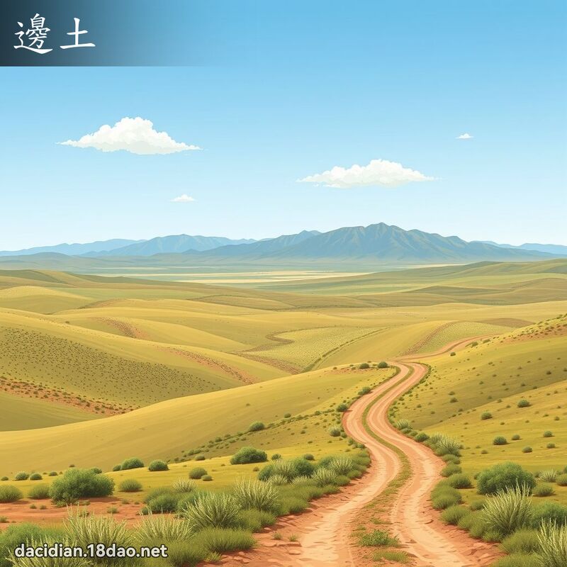 邊土 - 國語大辭典配圖