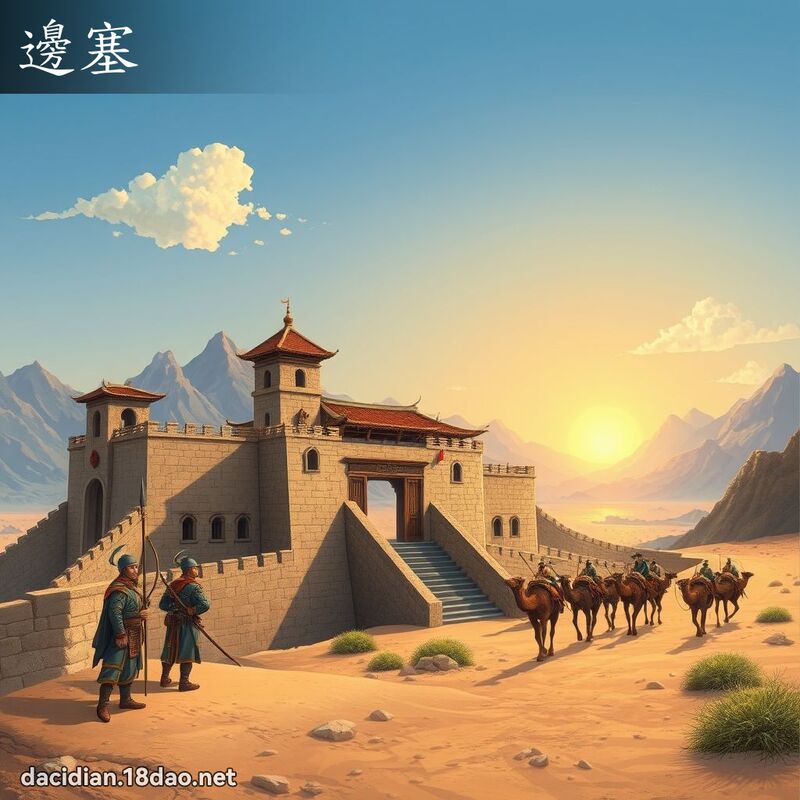 边塞 - 国语大辞典配图