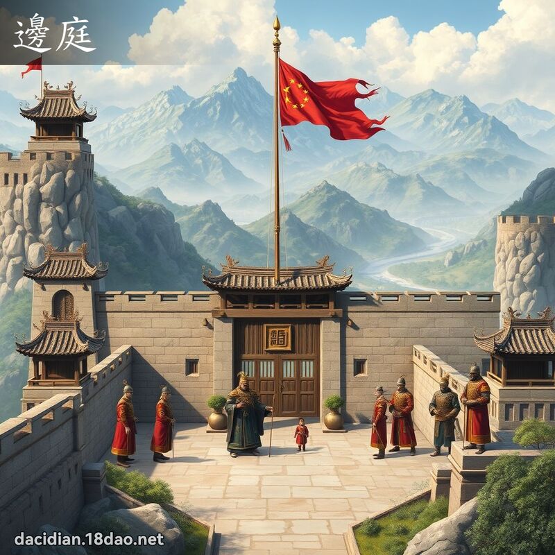 边庭 - 国语大辞典配图