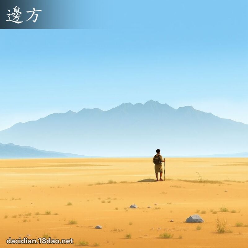 边方 - 国语大辞典配图