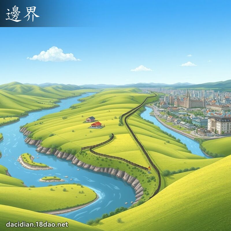 边界 - 国语大辞典配图