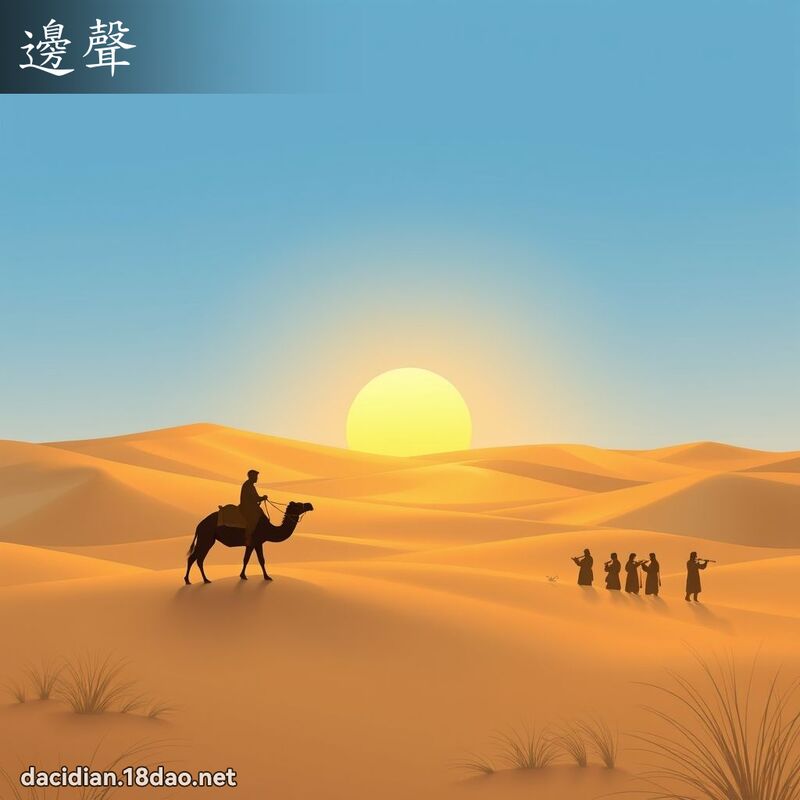 边声 - 国语大辞典配图