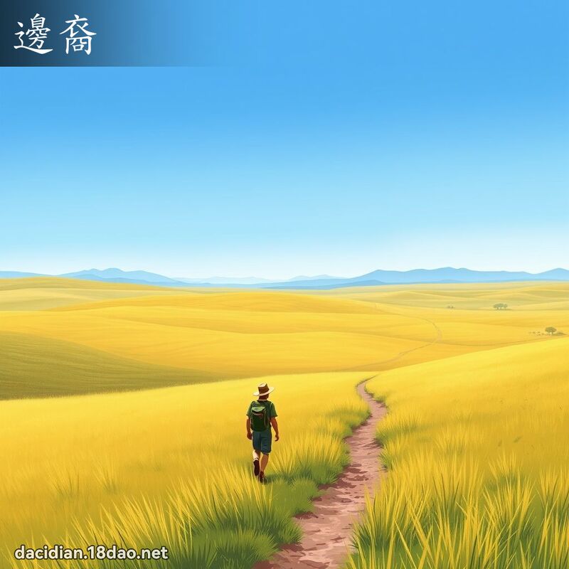 边裔 - 国语大辞典配图