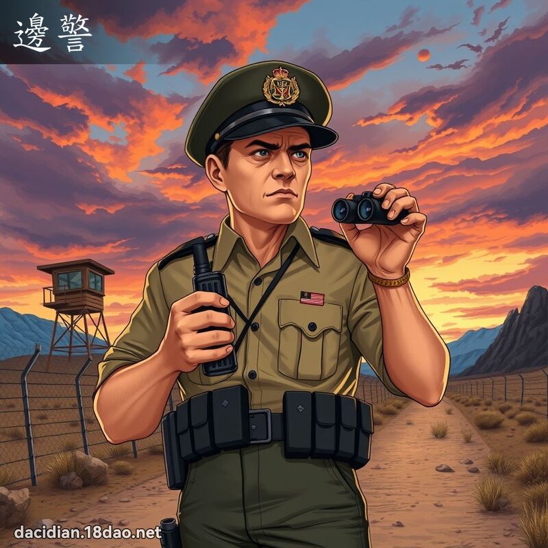 邊警 - 國語大辭典配圖