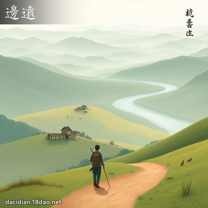 边远 - 国语大辞典配图