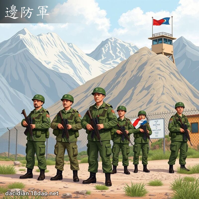 边防军 - 国语大辞典配图