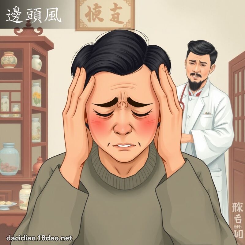 邊頭風 - 國語大辭典配圖