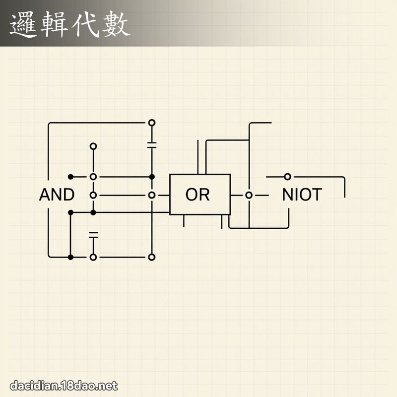 邏輯代數 - 國語大辭典配圖