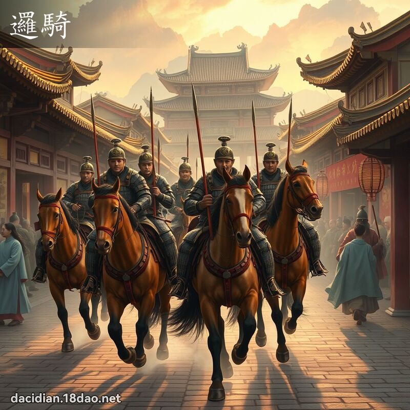 逻骑 - 国语大辞典配图