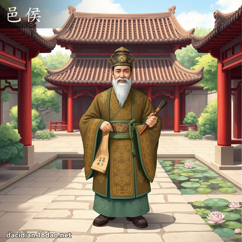 邑侯 - 国语大辞典配图