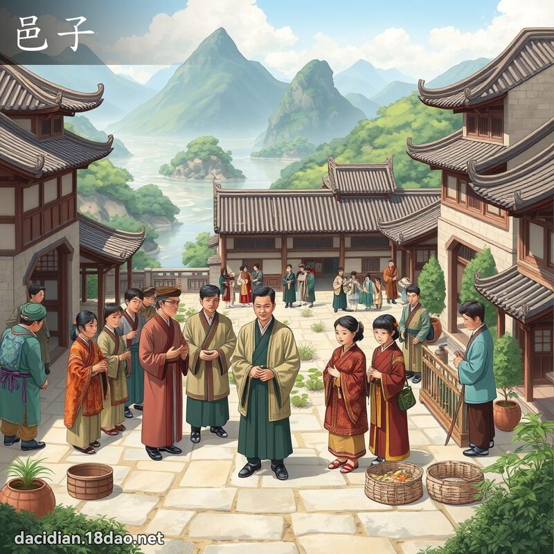 邑子 - 国语大辞典配图