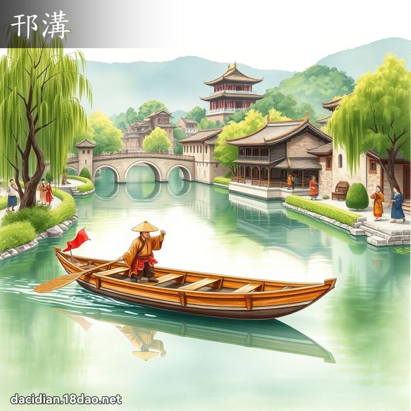 邗溝 - 國語大辭典配圖