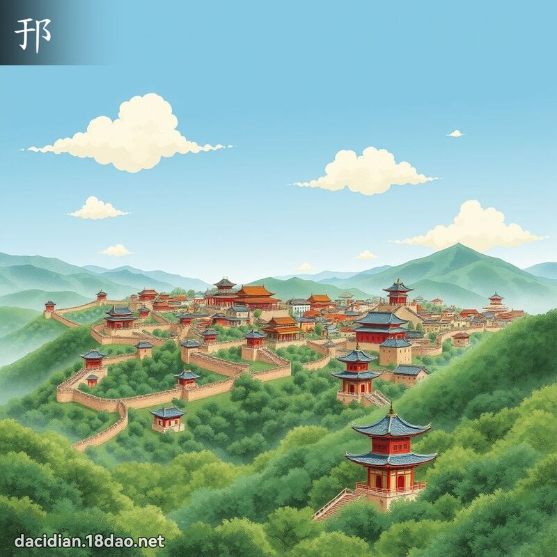 邘 - 國語大辭典配圖
