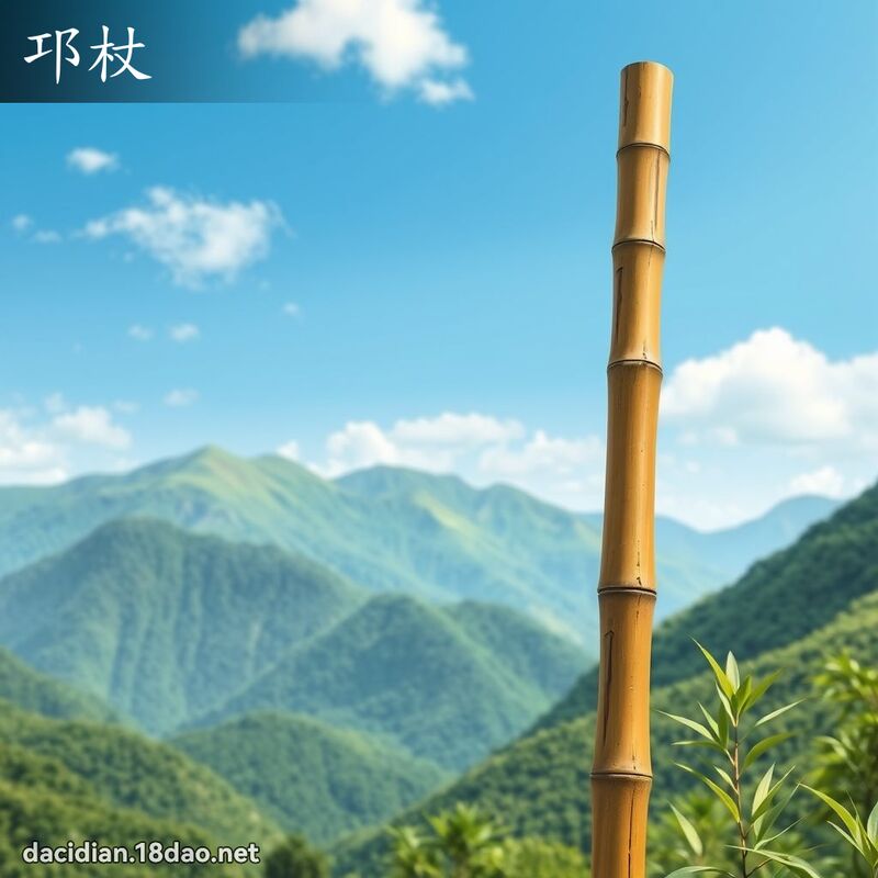 邛杖 - 国语大辞典配图