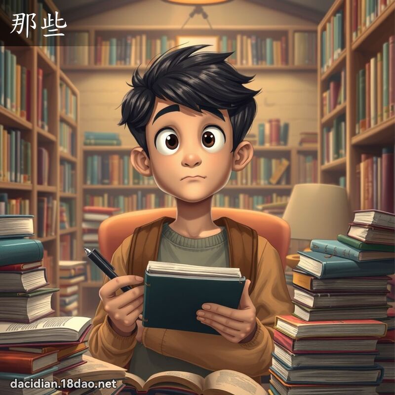 词语: 那些 (多意词)