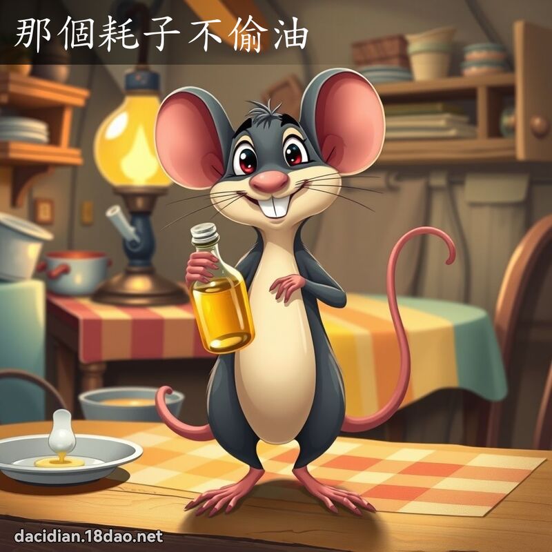 那個耗子不偷油 - 國語大辭典配圖