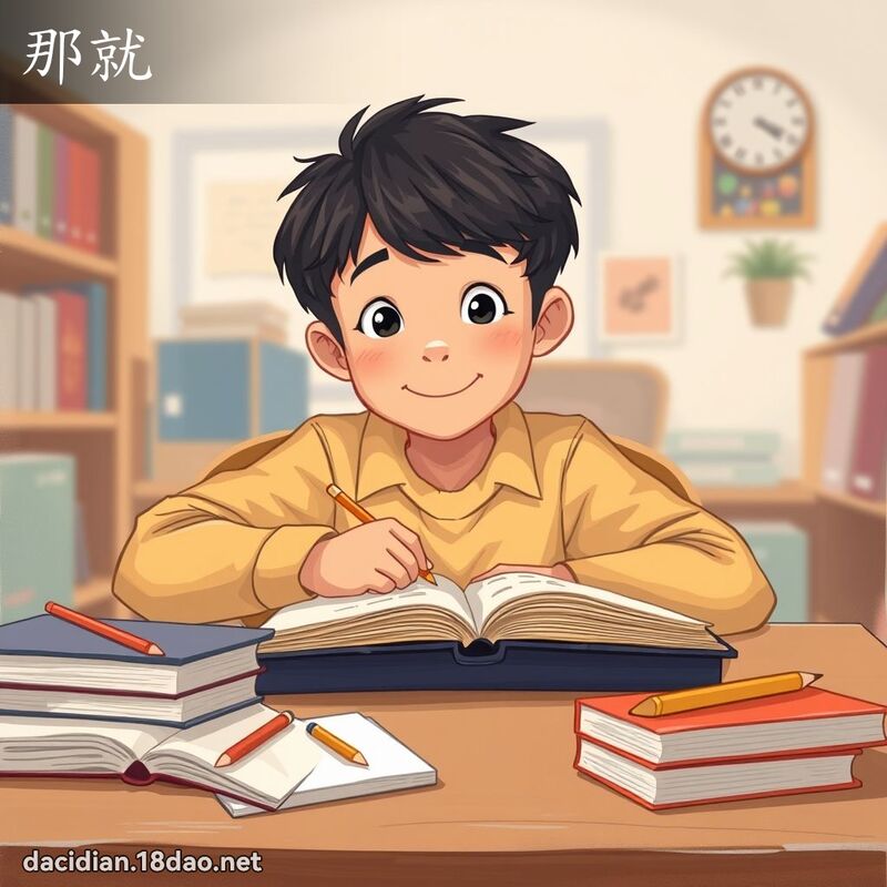 那就 - 国语大辞典配图