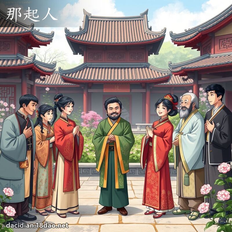 那起人 - 国语大辞典配图