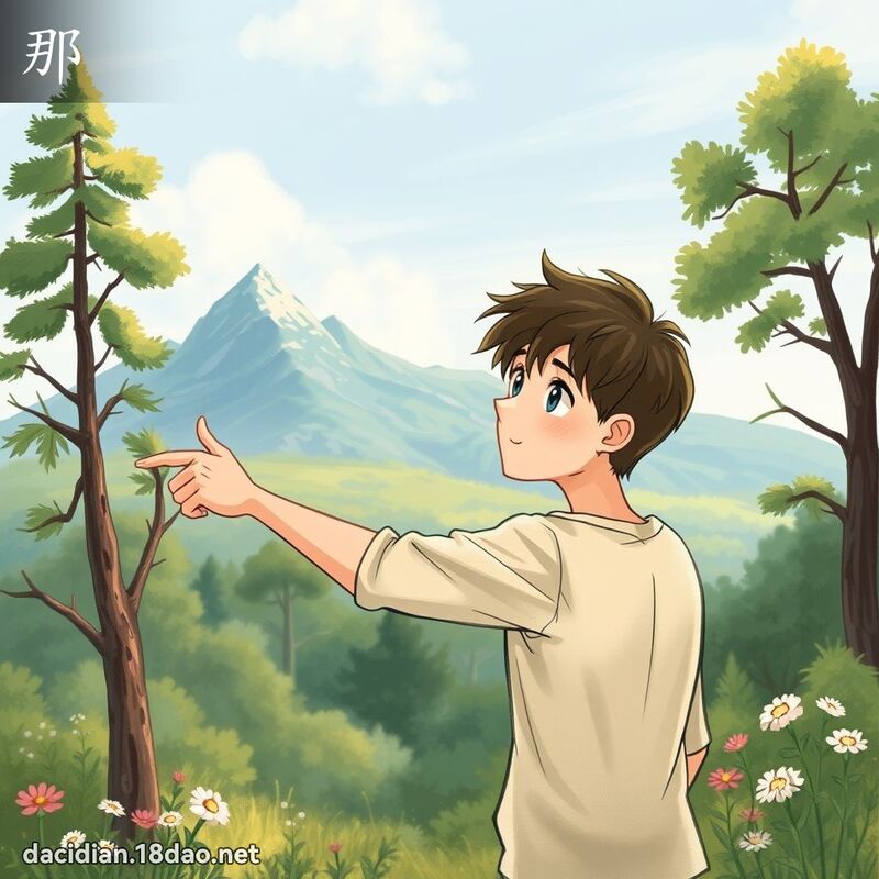 汉字: 那 (多音字)