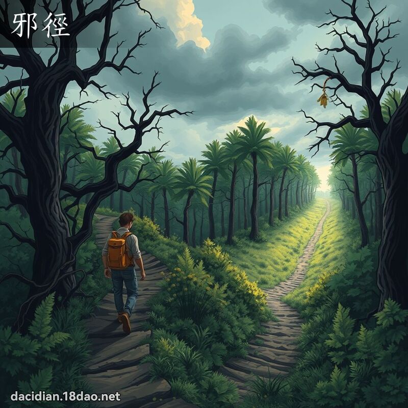 邪径 - 国语大辞典配图
