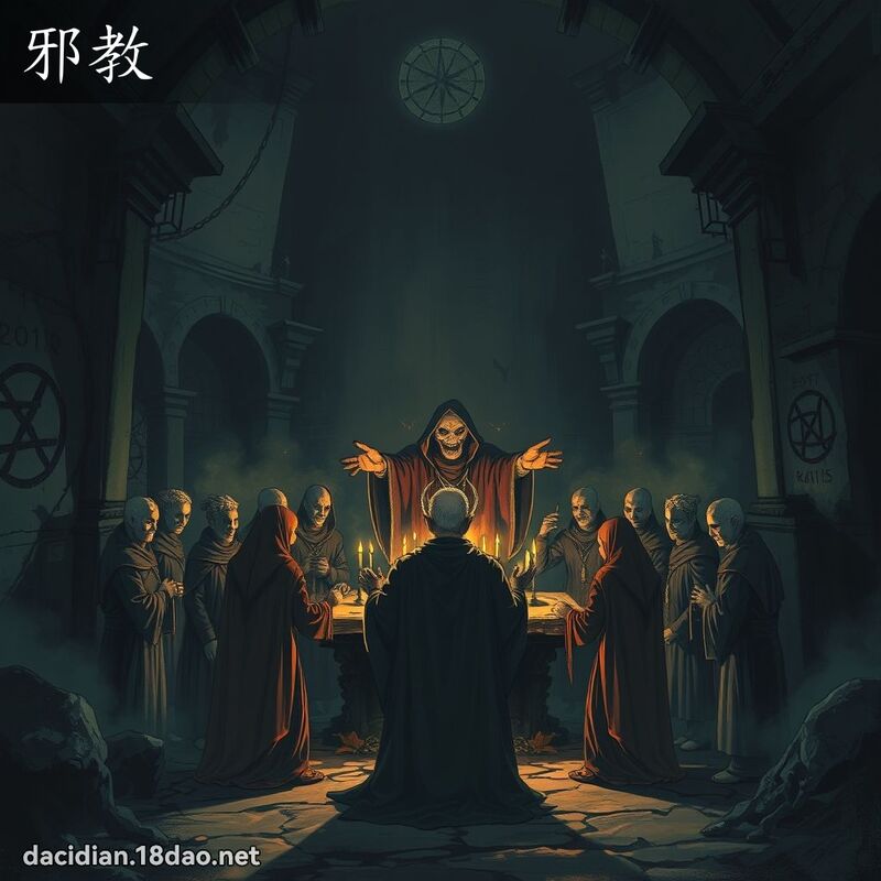 邪教 - 國語大辭典配圖