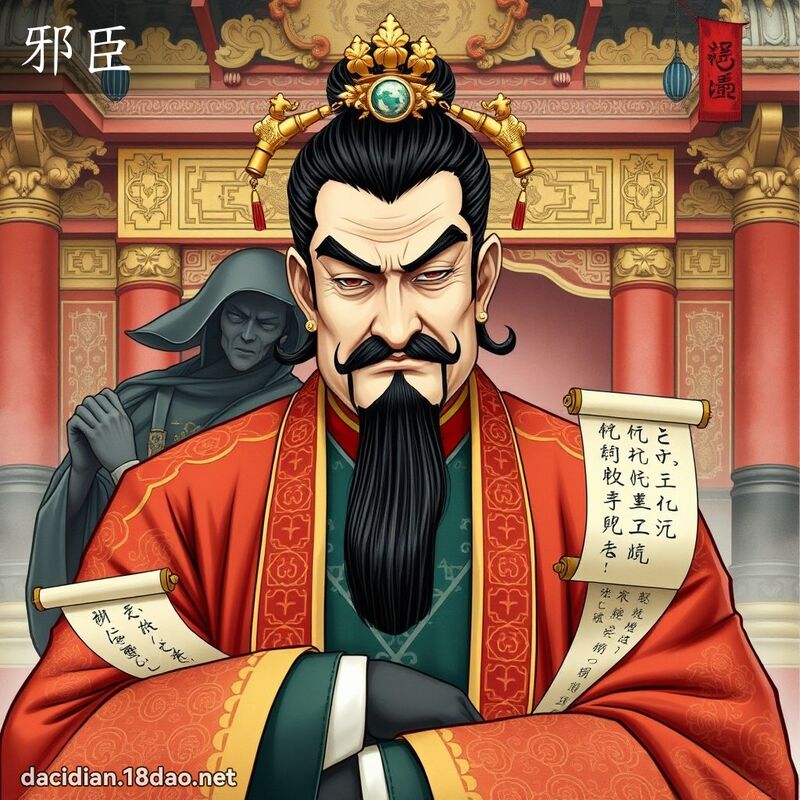 邪臣 - 國語大辭典配圖
