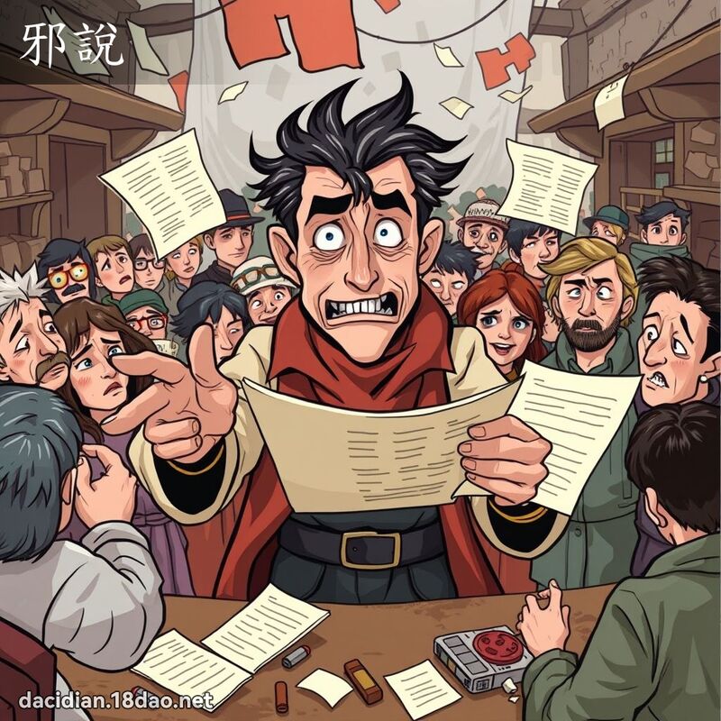 邪說 - 國語大辭典配圖