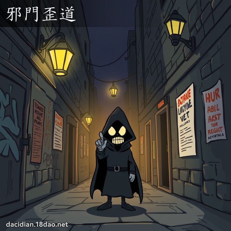 邪门歪道 - 国语大辞典配图
