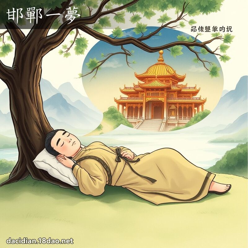 邯鄲一夢 - 國語大辭典配圖