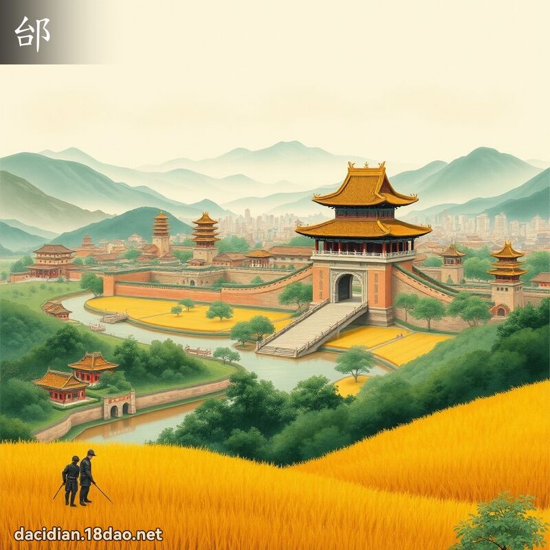 邰 - 国语大辞典配图