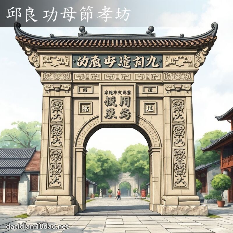 邱良功母节孝坊 - 国语大辞典配图