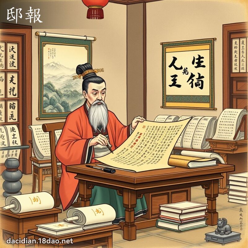 邸报 - 国语大辞典配图