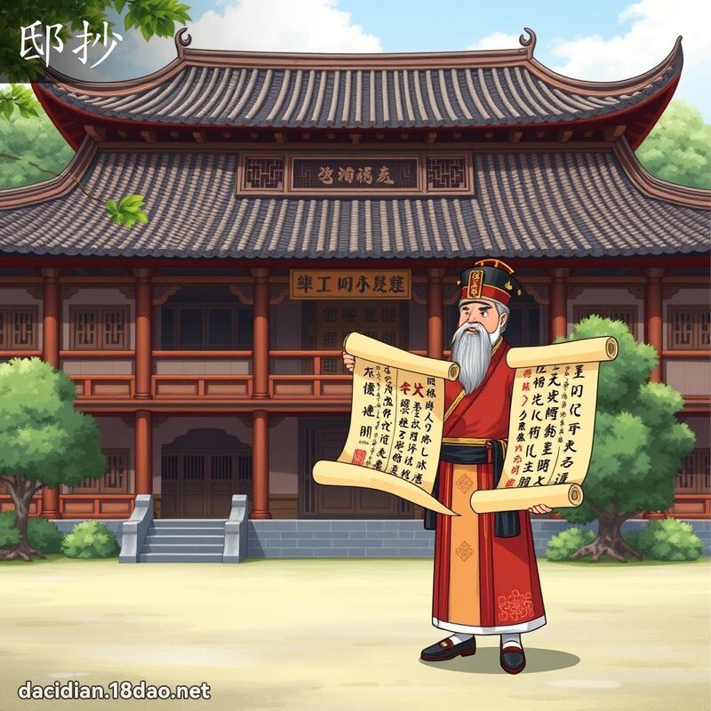 邸抄 - 國語大辭典配圖