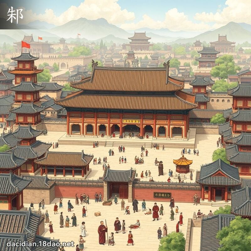 邾 - 國語大辭典配圖