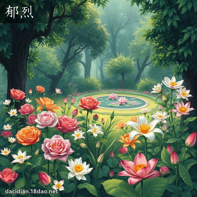 郁烈 - 国语大辞典配图
