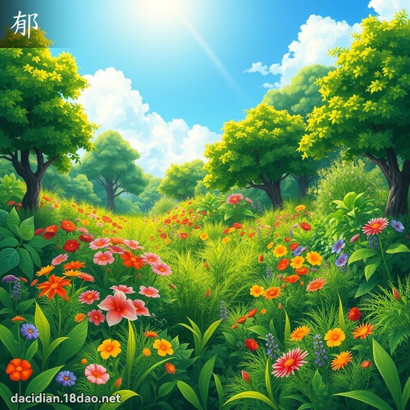 郁 - 国语大辞典配图