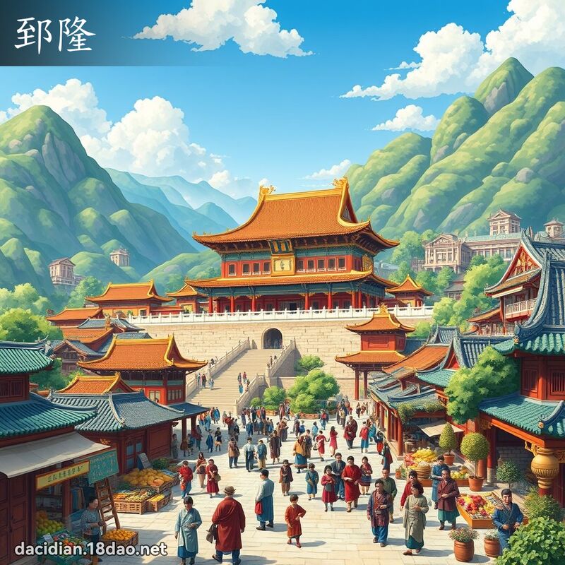 郅隆 - 國語大辭典配圖