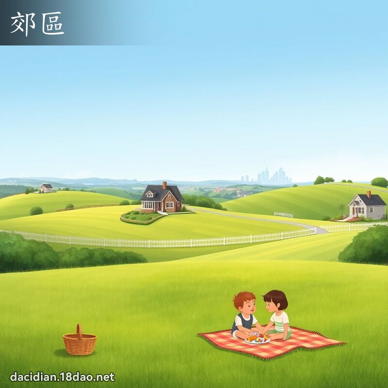 郊區 - 國語大辭典配圖