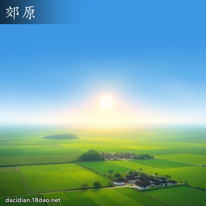 郊原 - 国语大辞典配图