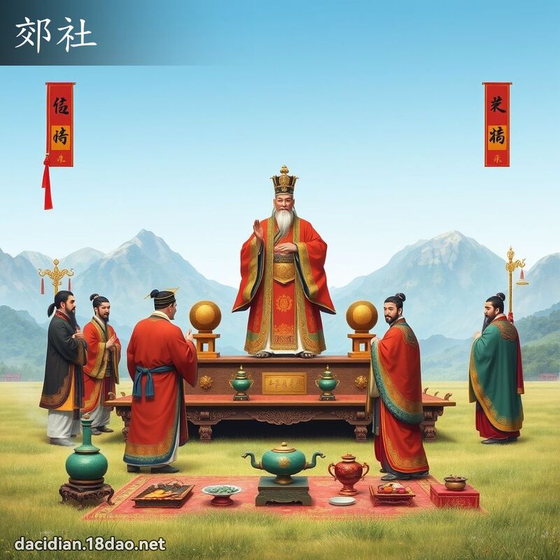 郊社 - 國語大辭典配圖
