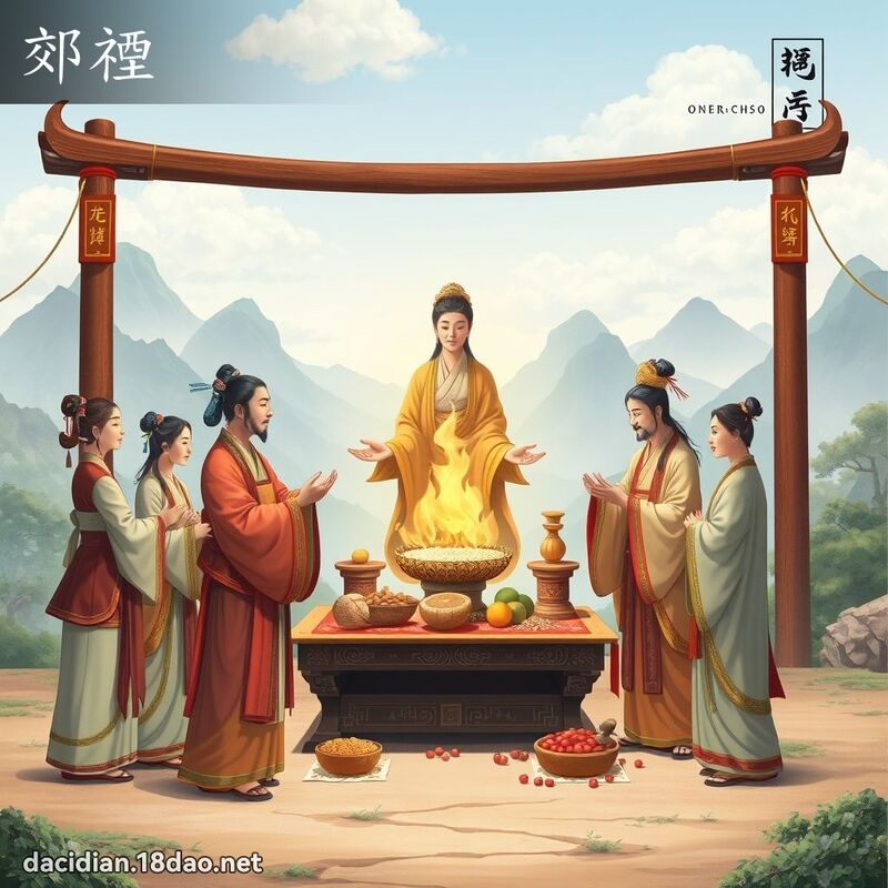 郊禋 - 国语大辞典配图