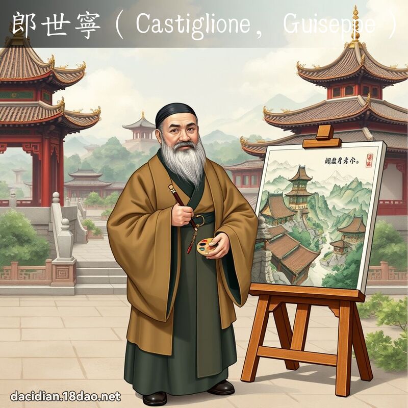 郎世寧（Castiglione, Guiseppe） - 國語大辭典配圖