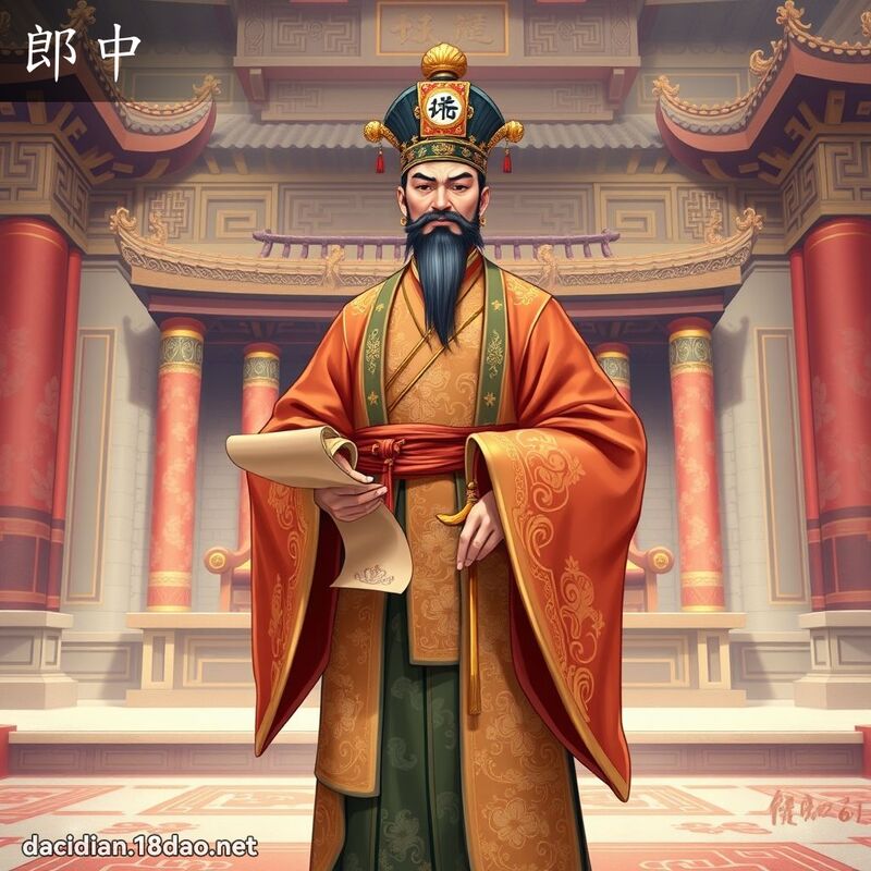 郎中 - 國語大辭典配圖