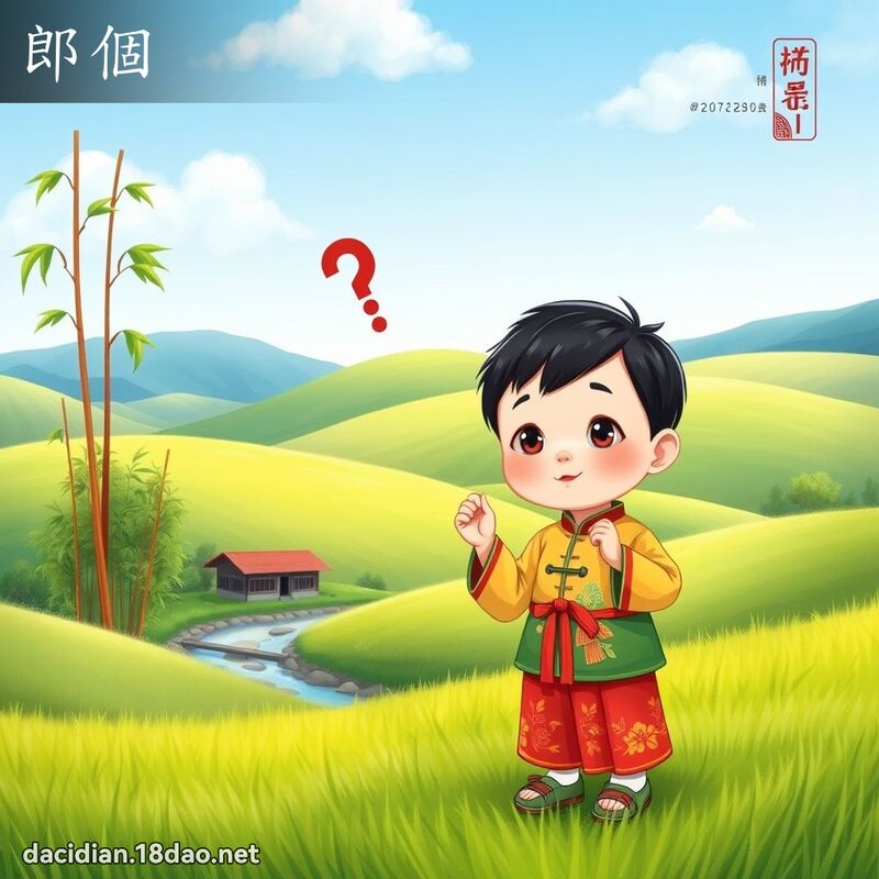 郎个 - 国语大辞典配图