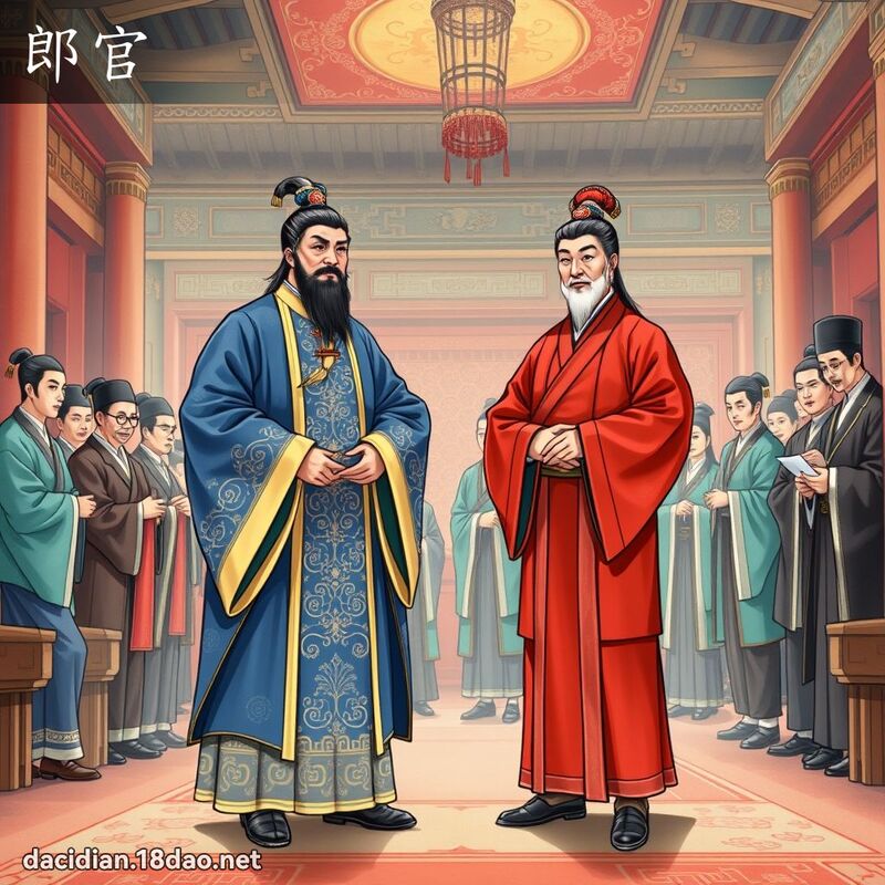郎官 - 國語大辭典配圖