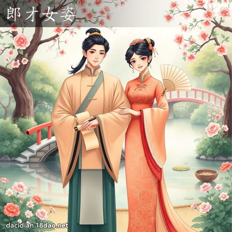 郎才女姿 - 國語大辭典配圖