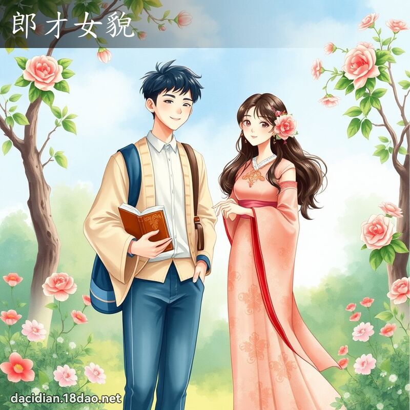 郎才女貌 - 國語大辭典配圖