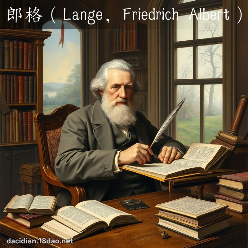 郎格（Lange, Friedrich Albert） - 国语大辞典配图