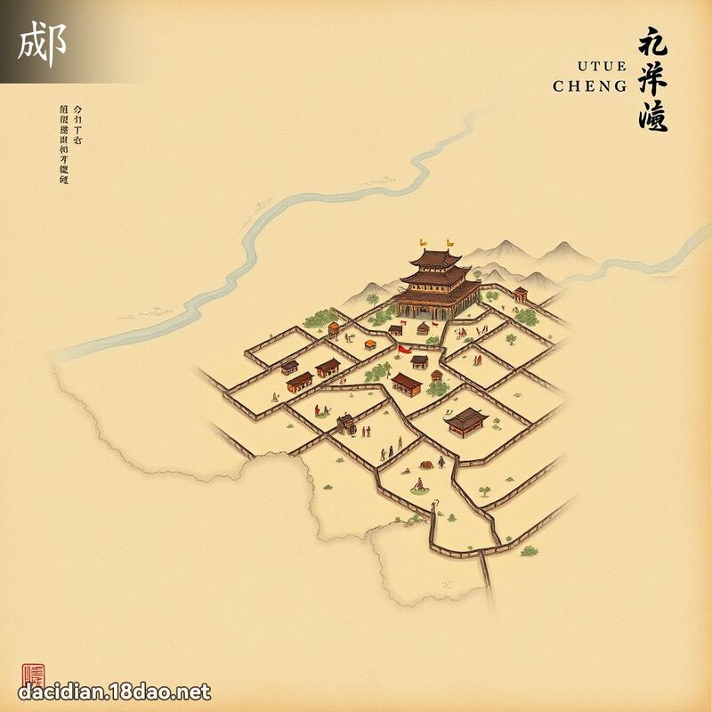 郕 - 國語大辭典配圖