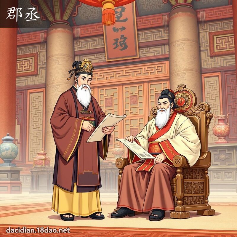 郡丞 - 國語大辭典配圖